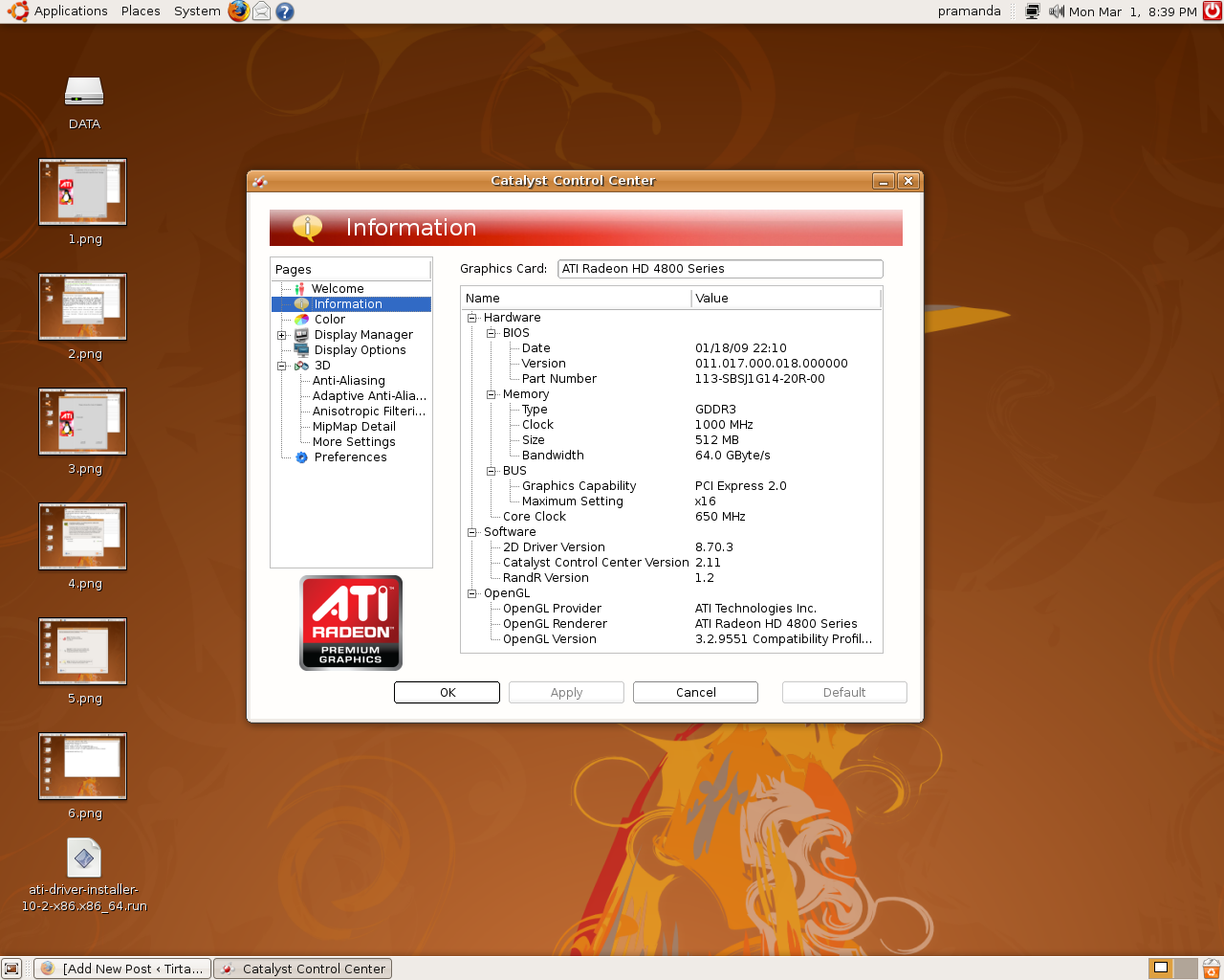 Linux драйверы видеокарты. Убунту 8.04. Диспетчер драйвер в убунту. Ubuntu 8.4. Ubuntu 08.04.
